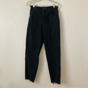 LEE relaxed fit straight legged black jeans Size 4-6